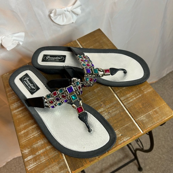 Grandco Multi-Coloured Sandles - Picture 2 of 3